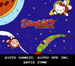 Sanrio Carnival (English Translation) Title Screen